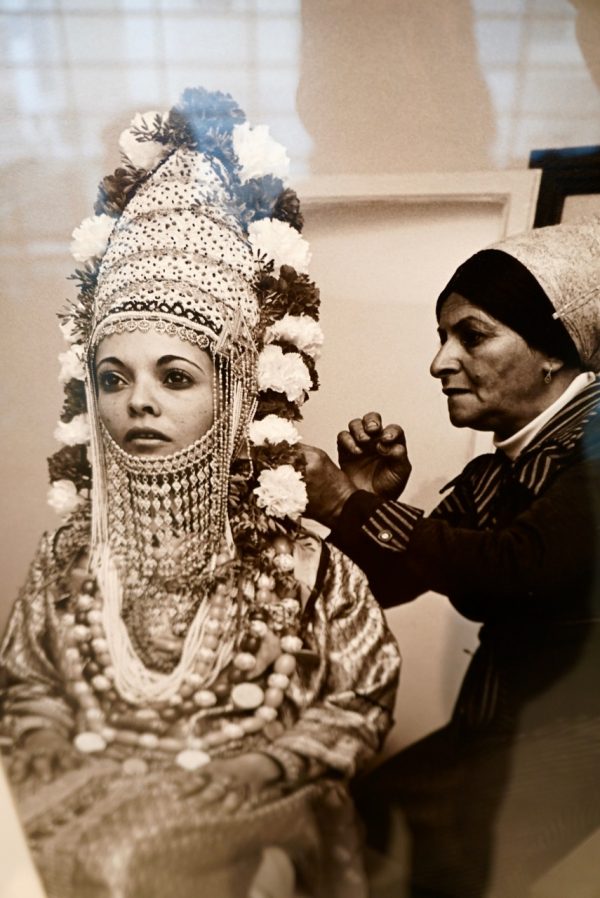 A bridal photo from the Yemenite Museum